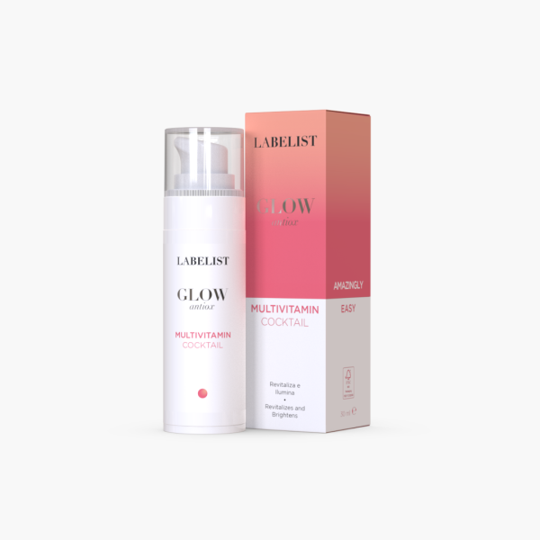 Бустер-гель для лица LABELIST GLOW Multivitamin Cocktail для восстановления и питания с витаминами A, B, C, E и гиалуроновой кислотой