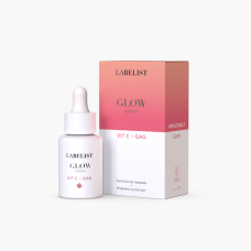 Сыворотка для лица LABELIST GLOW Vit C + GAG для сияния и антиоксидантной защиты с витамином C и гликозаминогликанами