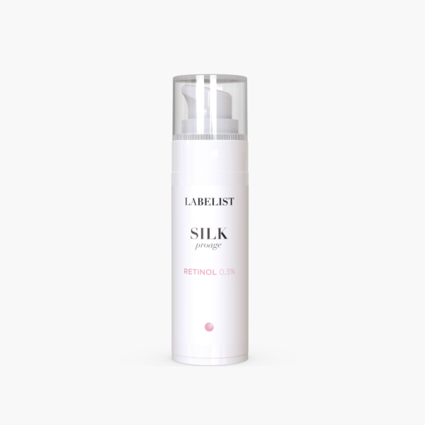 Крем для лица LABELIST SILK Retinol 0.3 для заметного омоложения с ретинолом и смолой мастикового дерева.