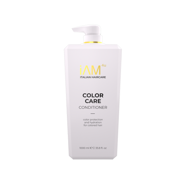 Кондиционер для окрашенных волос iAM4u Color Care с гиалуроновой кислотой и маслом жожоба – 1000 мл
