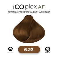 Безаміачна крем-фарба для волосся iAM4u iCOplex AF 6.23 Dark Almond Blonde - 100 мл