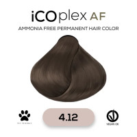 Безаміачна крем-фарба для волосся iAM4u iCOplex AF 4.12 Ash Pearl Brown - 100 мл