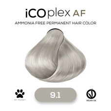 Безаммиачная крем-краска для волос iAM4u iCOplex AF 9.1 Ash Natural Very Light Blonde - 100 мл