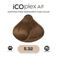 Безаміачна крем-фарба для волосся iAM4u iCOplex AF 5.32 Light Beige Brown - 100 мл
