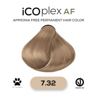 Безаміачна крем-фарба для волосся iAM4u iCOplex AF 7.32 Beige Blonde - 100 мл
