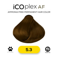 Безаміачна крем-фарба для волосся iAM4u iCOplex AF 5.3 Light Gold Brown - 100 мл