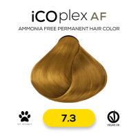 Безаміачна крем-фарба для волосся iAM4u iCOplex AF 7.3 Gold Blonde - 100 мл