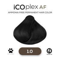 Безаміачна крем-фарба для волосся iAM4u iCOplex AF 1.0 Nero Black - 100 мл
