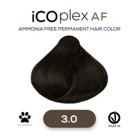 Безаміачна крем-фарба для волосся iAM4u iCOplex AF 3.0 Dark Brown - 100 мл