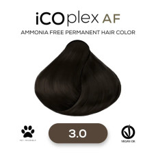 Безаммиачная крем-краска для волос iAM4u iCOplex AF 3.0 Dark Brown - 100 мл