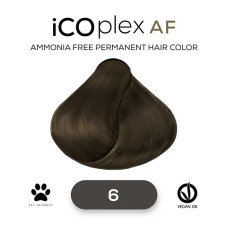 Безаммиачная крем-краска для волос iAM4u iCOplex AF 6 Cold Dark Blonde - 100 мл