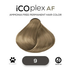 Безаммиачная крем-краска для волос iAM4u iCOplex AF 9 Cold Very Light Blonde - 100 мл