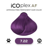 Безаміачна крем-фарба для волосся iAM4u iCOplex AF 7.22 Intense Violet Blonde - 100 мл