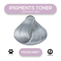 Безаммиачный тонер для волос iAM4u iPIGMENTS TONER Moon Grey - 100 мл