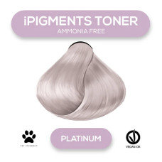 Безаммиачный тонер для волос iAM4u iPIGMENTS TONER Platinum - 100 мл
