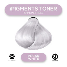 Безаммиачный тонер для волос iAM4u iPIGMENTS TONER Polar White - 100 мл
