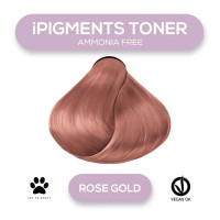 Безаммиачный тонер для волос iAM4u iPIGMENTS TONER Rose Gold - 100 мл
