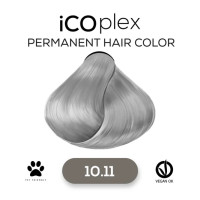 Стойкая крем-краска для волос iAM4u iCOplex 10.11 Intense Ash Platinum Blonde - 100 мл