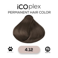 Стійка крем-фарба для волосся iAM4u iCOplex 4.12 Ash Pearl Brown - 100 мл