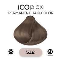 Стойкая крем-краска для волос iAM4u iCOplex 5.12 Light Ash Pearl Brown - 100 мл