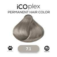 Стійка крем-фарба для волосся iAM4u iCOplex 7.1 Ash Natural Blonde - 100 мл
