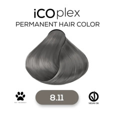Стойкая крем-краска для волос iAM4u iCOplex 8.11 Intense Ash Light Blonde - 100 мл