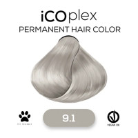 Стійка крем-фарба для волосся iAM4u iCOplex 9.1 Ash Natural Very Light Blonde - 100 мл