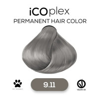 Стойкая крем-краска для волос iAM4u iCOplex 9.11 Very Light Intense Ash Blonde - 100 мл