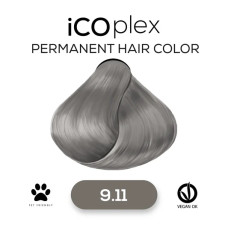 Стойкая крем-краска для волос iAM4u iCOplex 9.11 Very Light Intense Ash Blonde - 100 мл