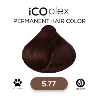 Стойкая крем-краска для волос iAM4u iCOplex 5.77 Intense Light Brown - 100 мл