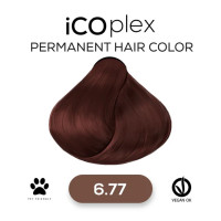 Стойкая крем-краска для волос iAM4u iCOplex 6.77 Dark Brow Blonde - 100 мл