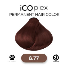 Стойкая крем-краска для волос iAM4u iCOplex 6.77 Dark Brow Blonde - 100 мл