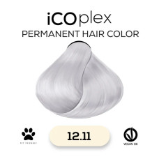 Стойкая крем-краска для волос iAM4u iCOplex 12.11 Intense Ash Extreme Blonde - 100 мл