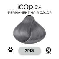 Стойкая крем-краска для волос iAM4u iCOplex MS Metallik Silver - 100 мл
