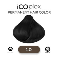 Стойкая крем-краска для волос iAM4u iCOplex 1.0 Nero Black - 100 мл