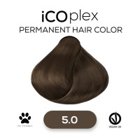 Стойкая крем-краска для волос iAM4u iCOplex 5.0 Light Brown - 100 мл