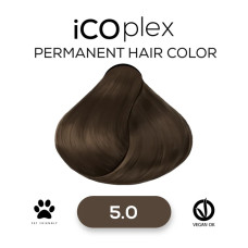 Стойкая крем-краска для волос iAM4u iCOplex 5.0 Light Brown - 100 мл