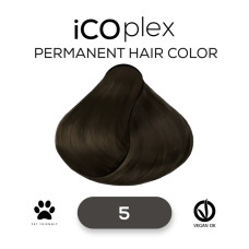 Стойкая крем-краска для волос iAM4u iCOplex 5 Cold Light Brown - 100 мл