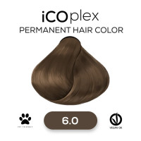 Стойкая крем-краска для волос iAM4u iCOplex 6.00 Intensive Dark Blonde - 100 мл