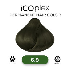 Стойкая крем-краска для волос iAM4u iCOplex 6.8 Dark Olive Blonde - 100 мл
