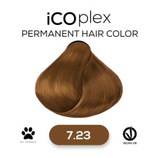 Стойкая крем-краска для волос iAM4u iCOplex 7.23 Almond Blonde - 100 мл