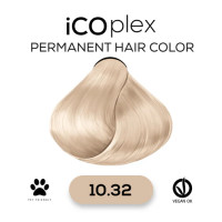 Стійка крем-фарба для волосся iAM4u iCOplex 10.32 Platinum Beige Blonde - 100 мл