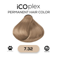 Стойкая крем-краска для волос iAM4u iCOplex 7.32 Beige Blonde - 100 мл
