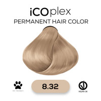 Стійка крем-фарба для волосся iAM4u iCOplex 8.32 Light Beige Blonde - 100 мл