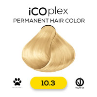 Стойкая крем-краска для волос iAM4u iCOplex 10.3 Platinum Gold Blonde - 100 мл