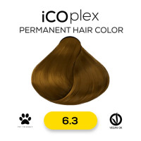 Стойкая крем-краска для волос iAM4u iCOplex 6.3 Dark Gold Blonde - 100 мл