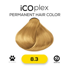 Стойкая крем-краска для волос iAM4u iCOplex 8.3 Light Gold Blonde - 100 мл