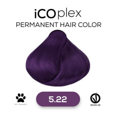 Стойкая крем-краска для волос iAM4u iCOplex 5.22 Intense Violet Light Brown - 100 мл