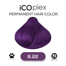 Стойкая крем-краска для волос iAM4u iCOplex 6.22 Intense Violet Dark Blonde - 100 мл