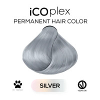 Стойкая тонер крем-краска для волос iAM4u iCOplex SILVER - 100 мл